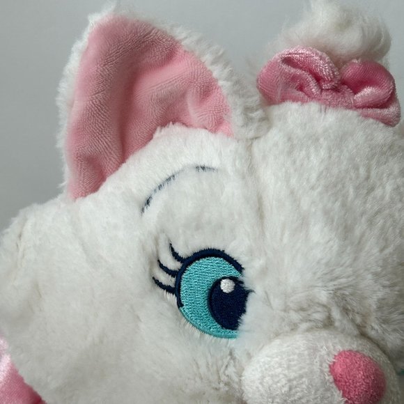 Disney Store Marie The Cat Aristocats Plush Stuffed Animal Toy White w/ Pink Bow - Picture 6 of 15
